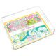 Bali Tropique Lucite Tray Image 1 of 4